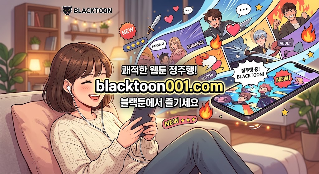 무한 스크롤 웹툰 방황 끝! 웹툰 무료 사이트 플랫폼 비교 및 블랙툰 선점 이유